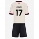 Maillot de foot Liverpool Curtis Jones #17 Extérieur vêtements enfant 2025-26 Manches Courtes (+ pantalon court)